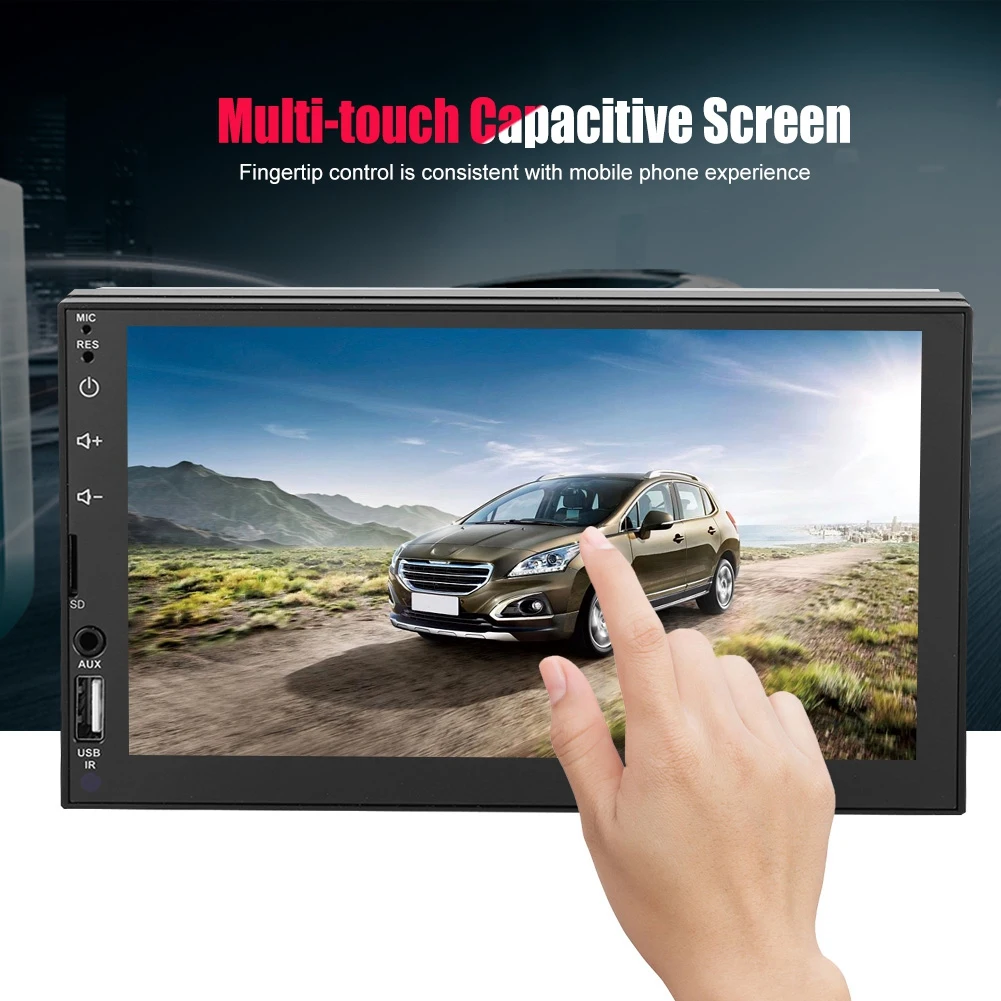 Автомобильный мультимедийный mp5-плеер стерео-система 7 дюймов с разъемом USB/TF/AUX/FM