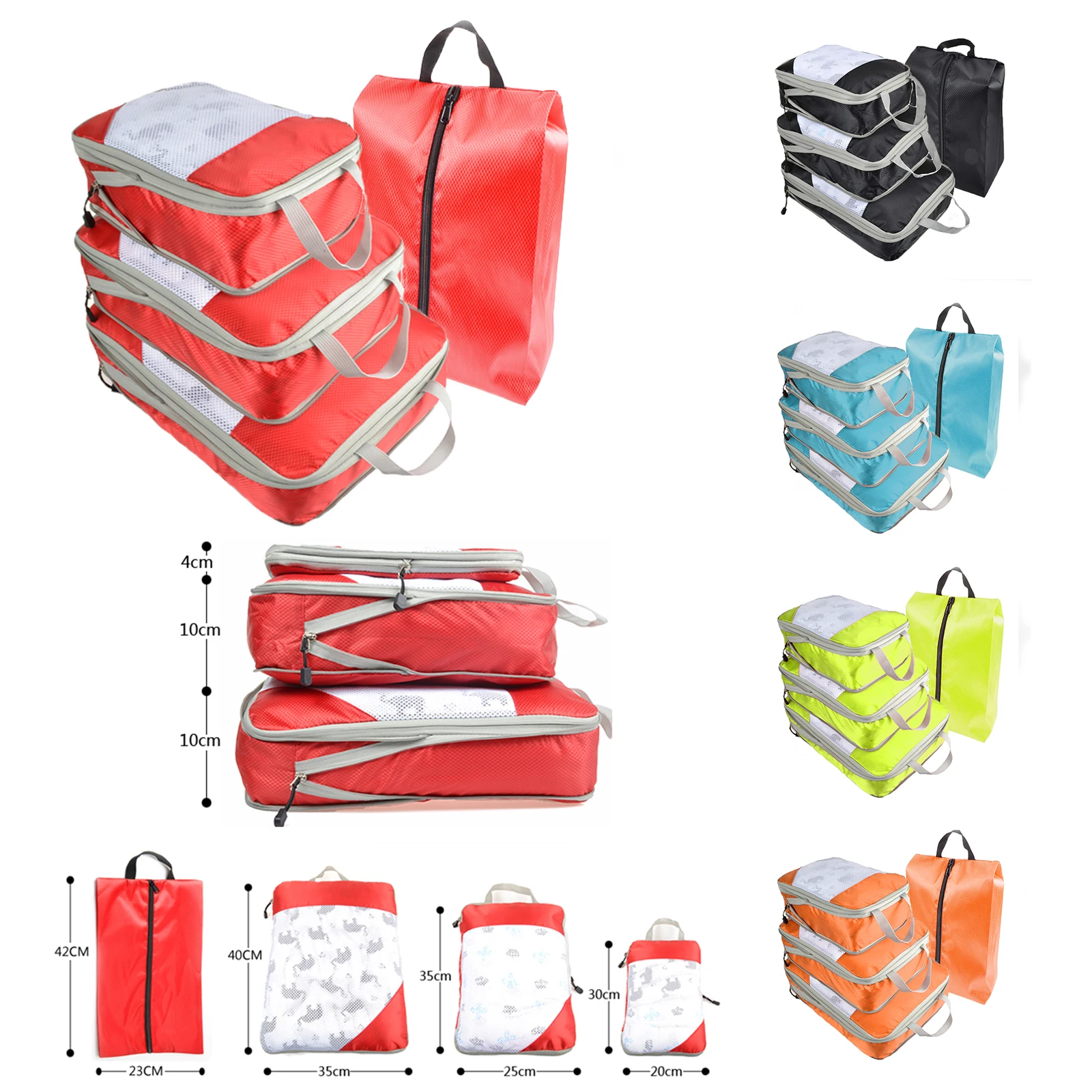 Компрессионный складной органайзер для багажа, для детей, нейлоновый, женский, мужской, набор, женский, большой, водонепроницаемый, дорожный... от AliExpress WW