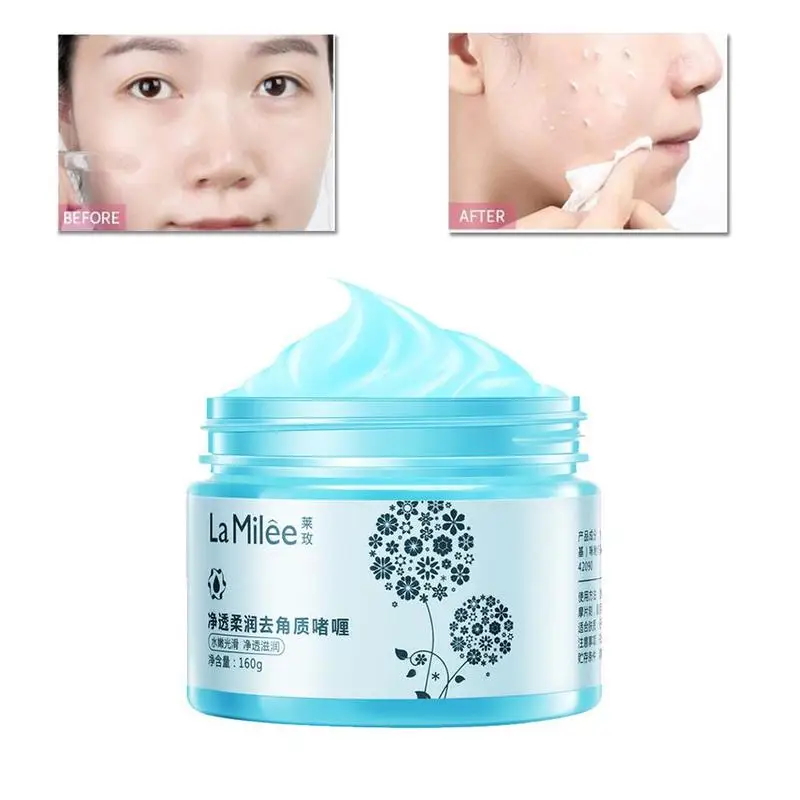 

Massage Exfoliating Scrub Gel Shrink Pores Dead Skin Moisturizing Remover Calluses Whitening Body Exfoliate Cream Face A2F6