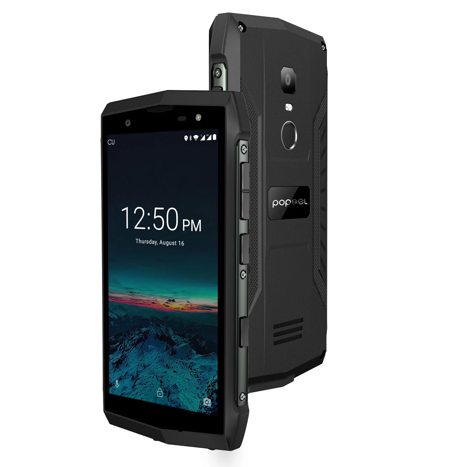 Poptel P8 5 0 &quot IP68 водонепроницаемый смартфон Android 8 1 четырехъядерный мобильный