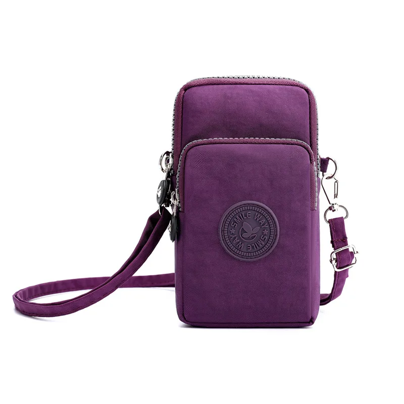 

Women's handbag new slanting mobile phone makeup bag single shoulder bag arm bag super practical multi-layer zipper small wallet