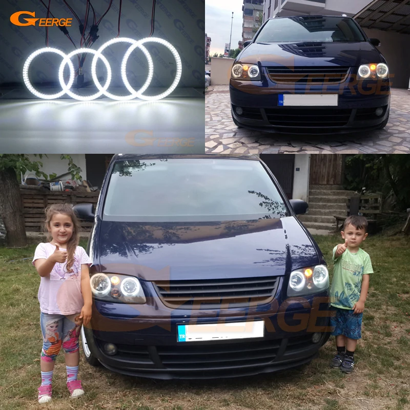 Для Volkswagen VW Touran 2003 2004 2005 2006 предлицевая сторона ультра яркий SMD СВЕТОДИОДНЫЙ