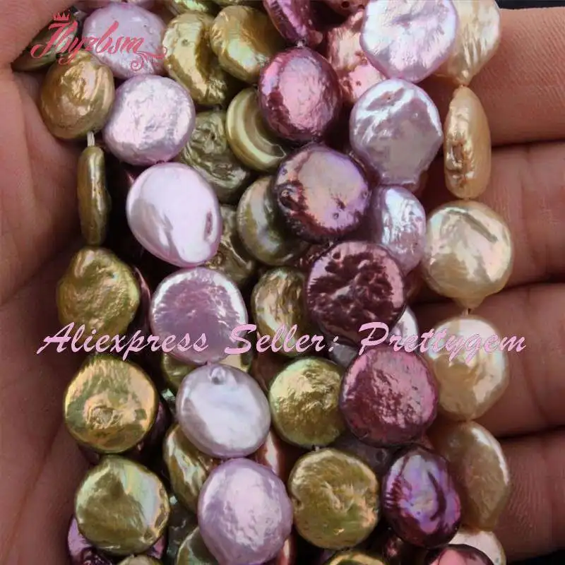 11 12 мм для монет Форма пресноводный жемчуг Натуральный камень натуральный