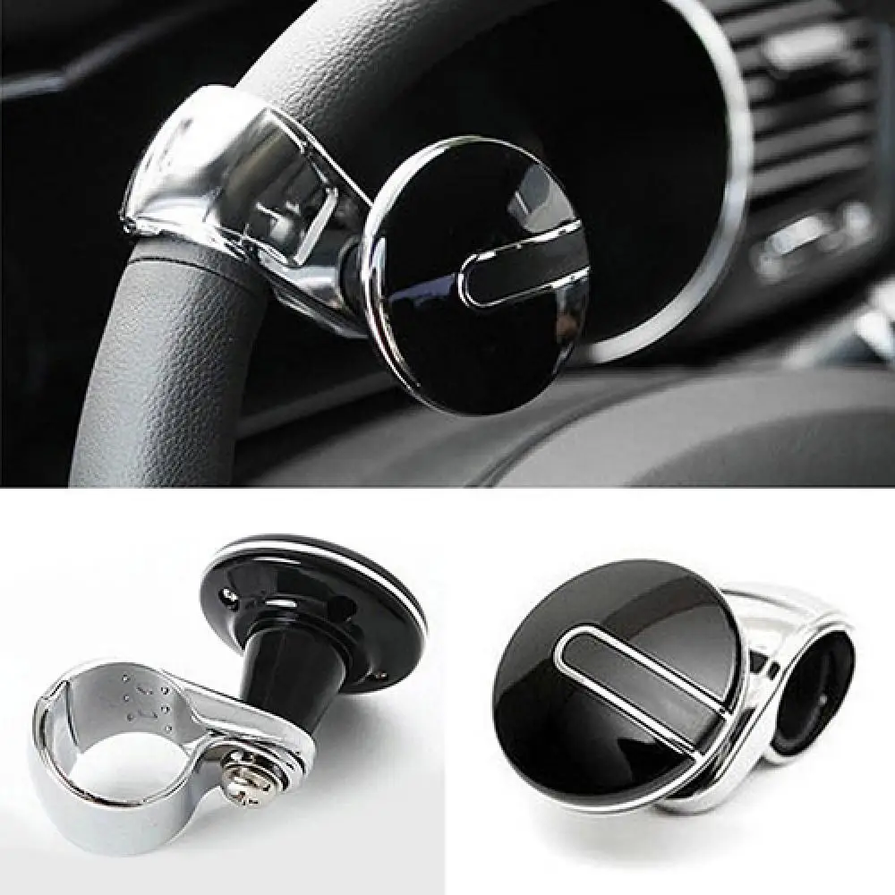 

2021 80% HOT SALES!!! Car Auto Truck Power Steering Wheel Spinner Booster Aid Knob Ball Handle Clamp