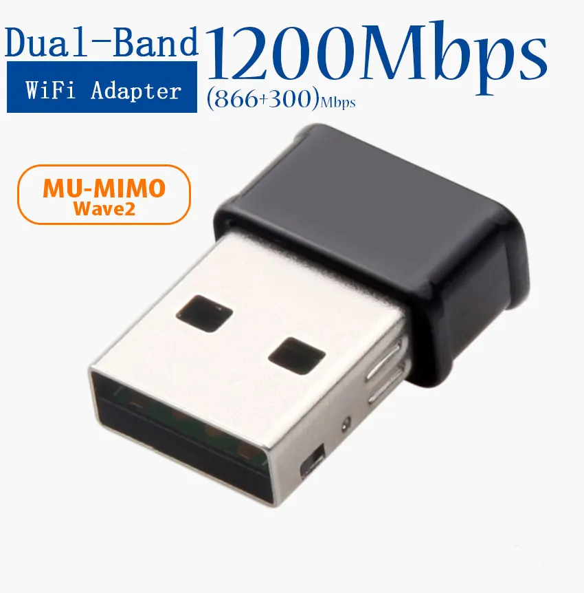 CHANEVE 1200 Мбит/с беспроводной USB адаптер 802.11AC Wifi ключ 2 4 ГГц 5 8 Двухдиапазонная