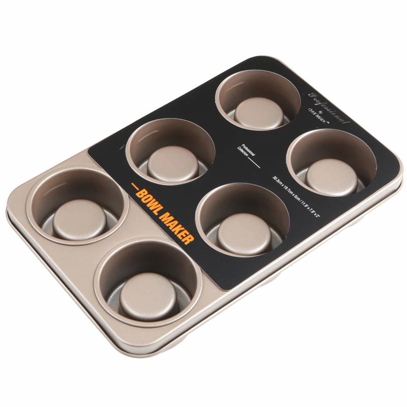 Антипригарная форма для выпечки печенья 6 отверстий кухонной печи инструменты