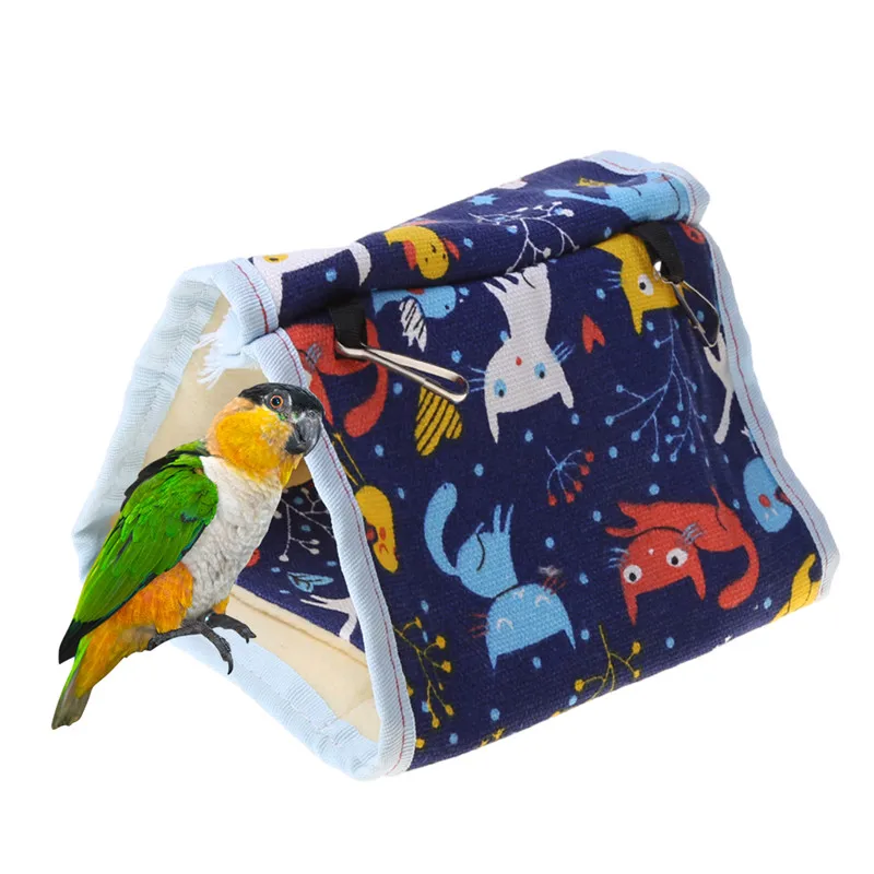 Птичье гнездо Зимнее теплое боди с принтом Snuggle хижина попугай среды обитания