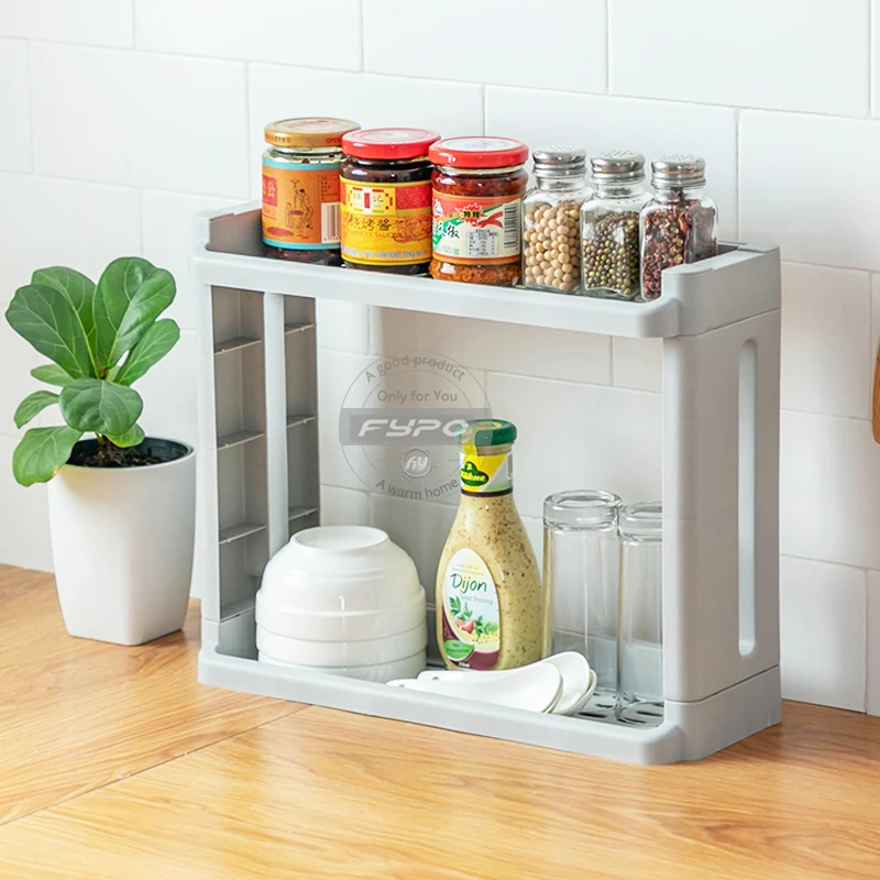 

Kitchen multi-layer storage rack shelf with wheels Movable Organization Rack for Seasonings Bottle Bathroom Accessories Shelf