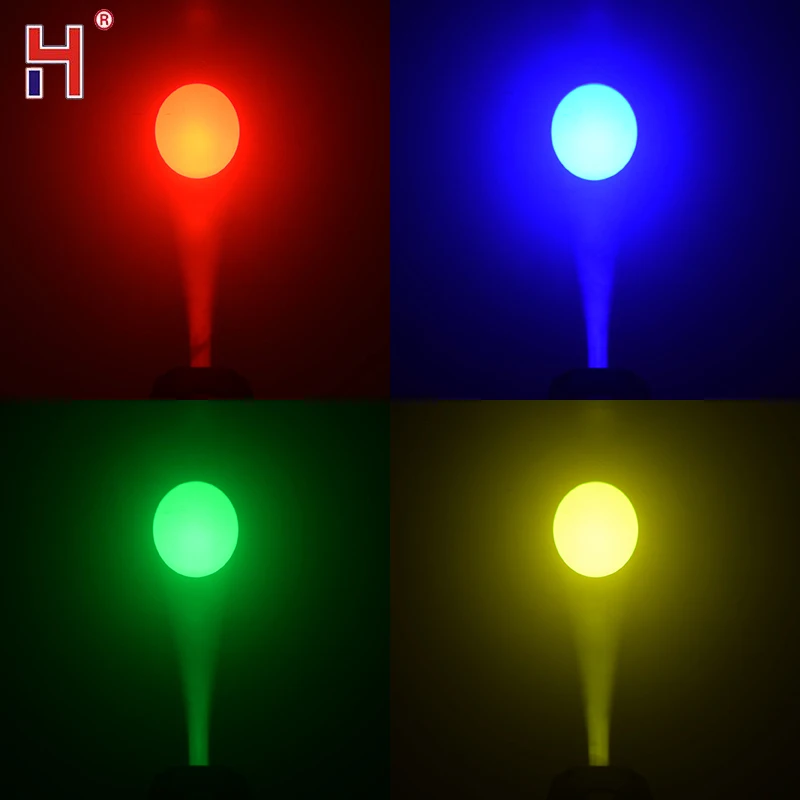 Светодиодная Подвижная головка Gobos 60 Вт мини Rgbw 4 в 1 точечные светильники