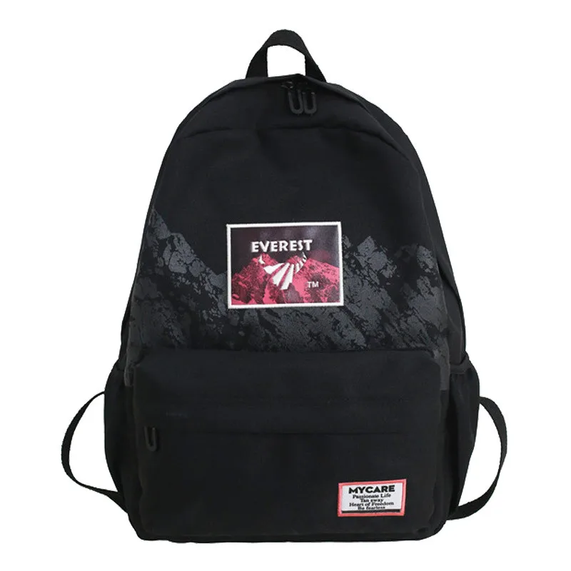 Женский холщовый рюкзак с принтом повседневный вместительный школьный ранец