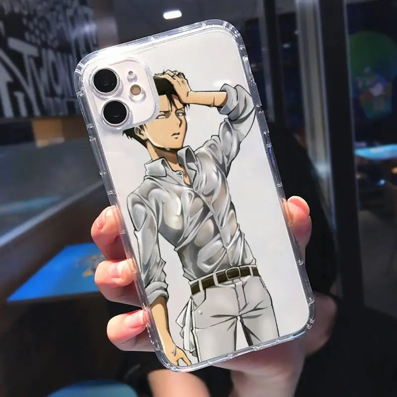 

Anime Japan attack on Titan Phone Case Transparent for iPhone 11 12 mini pro XS MAX 8 7 6 6S Plus X 5S SE 2020 XR