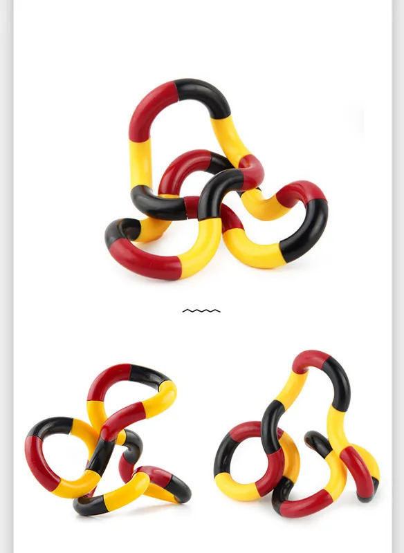 

New Versatile Twisted Rope Anti Stress Toy Twist Adult Decompression Toy Child Deformation Rope Perfect for Stress Kids To Play