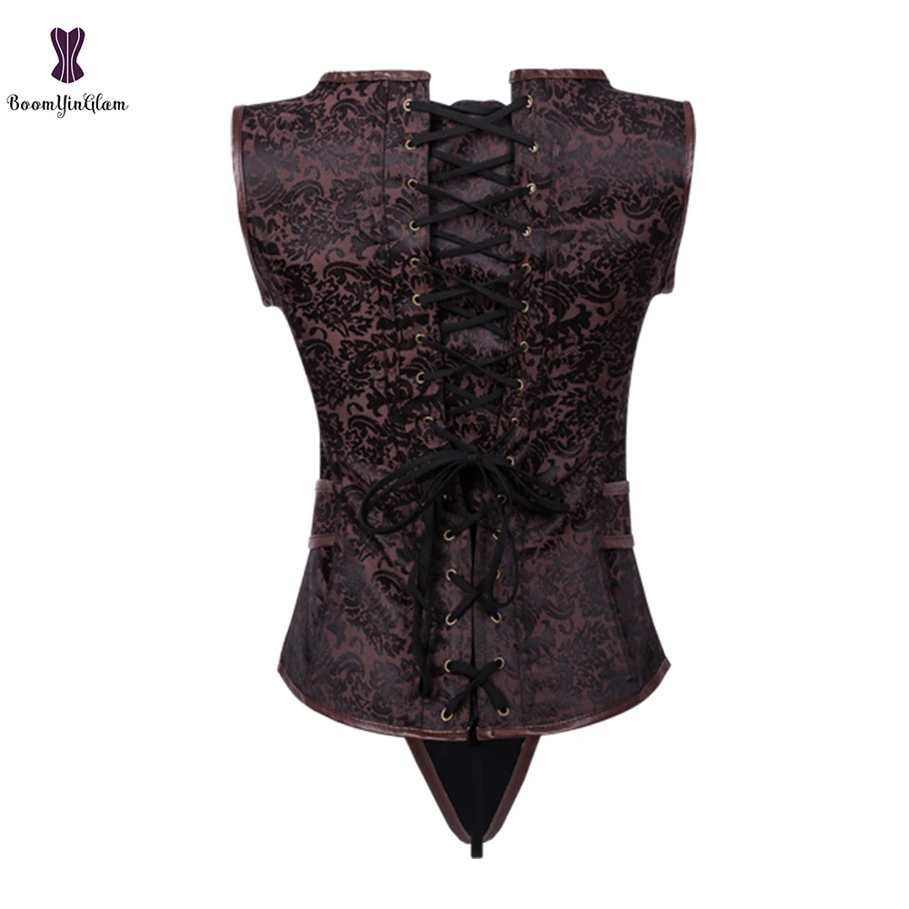 Утягивающее белье на молнии спереди в стиле панк вечерние костюмы куртка без