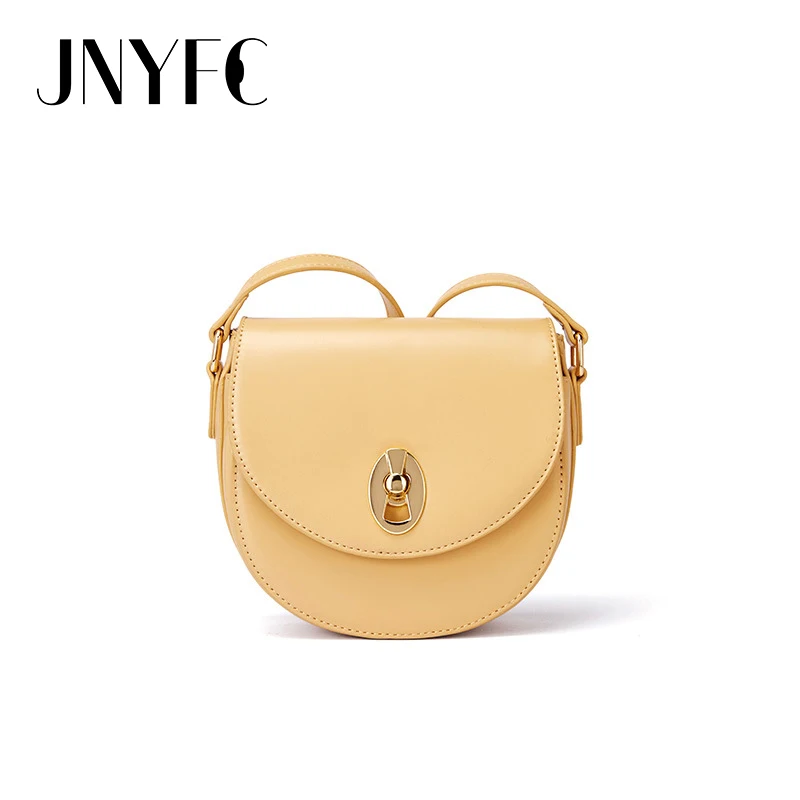

JNYFC New Women Fashion Crossbody Shoulder Bags Handbag Saddle bag High Quality PU Leather Yellow Burgundy 2021