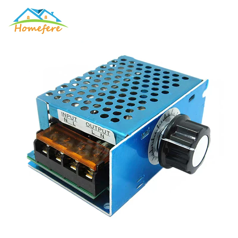 Регулятор напряжения 220 В 4000 Вт переменный ток SCR диммер скорость электронного