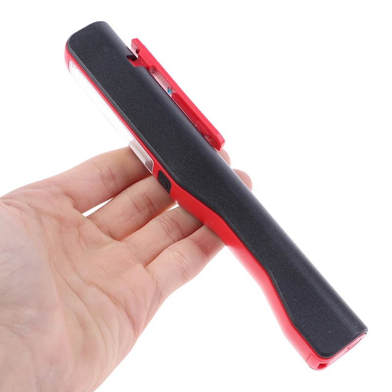 COB LED мини ручка свет клип Магнит USB Перезаряжаемый Фонарик для работы на открытом