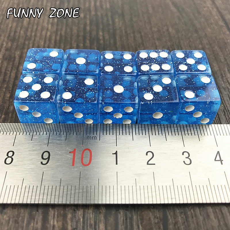 10 шт./компл. Высокое качество 12 мм набор игральных костей d6 standard dots азартные
