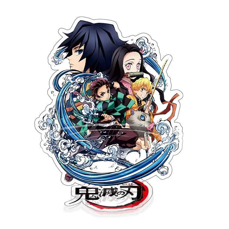 Аниме Demon Slayer Stand Kimetsu No Yaiba Kamado Tanjirou Nezuko Kanawo Zenitsu Inosuke Giyuu фигурка на акриловой