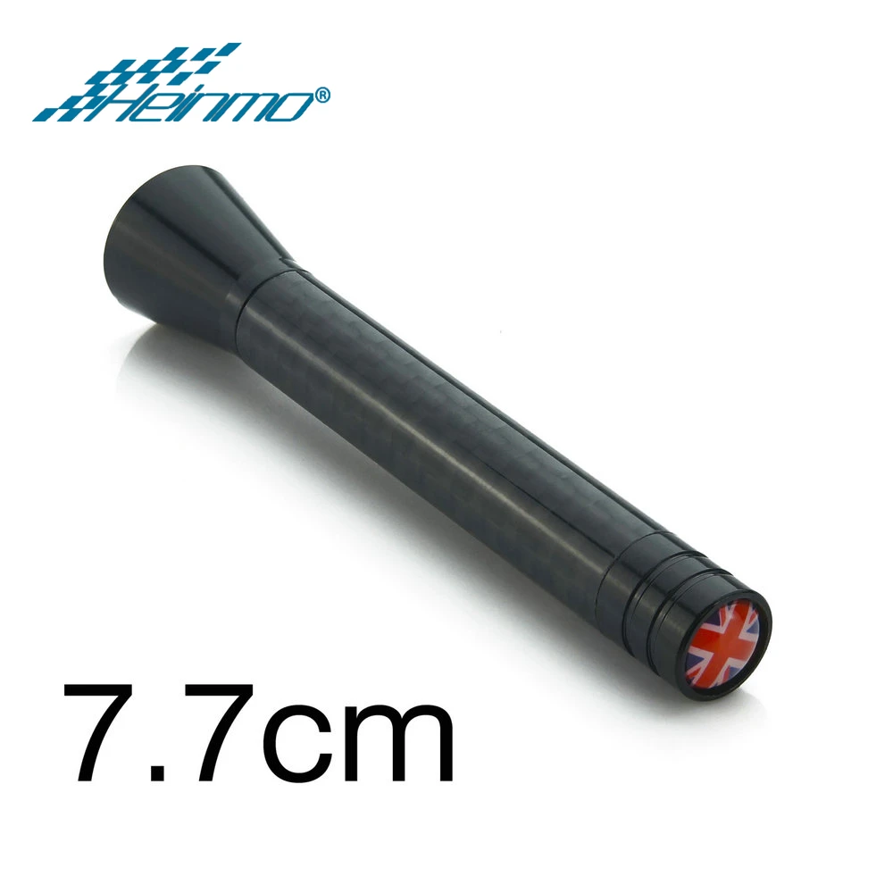 CarbonFiber UK 77mm Автомобильные антенны MINI Cooper R56 для MINI R55 R56 R60 R61 F54 F55 F56 F60 автомобильные аксессуары для укладки MINI Countryman F60 - Цвет: CarbonFiber UK 77mm
