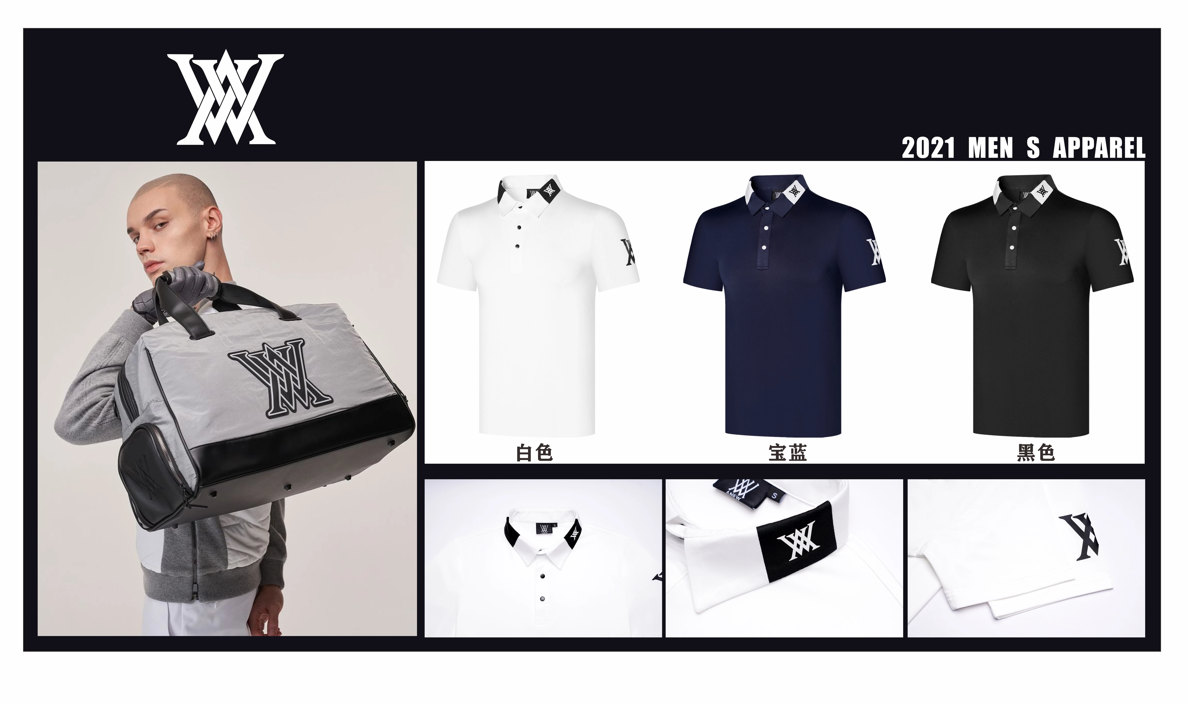

Men's Golf T-Shirt Golf Clothing Golf T-shirt Sportswear POL Short sleeve S-XXL Soft Quick-Drying Golf Shirt
