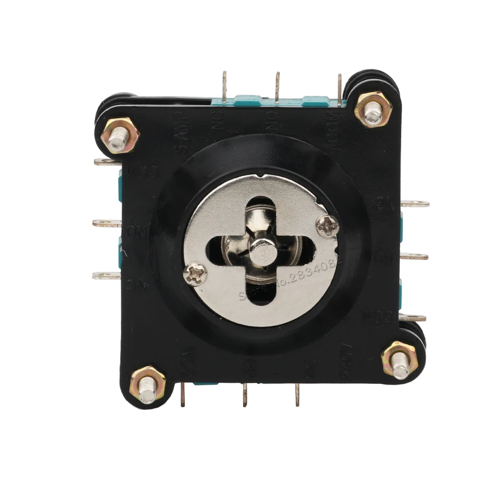 5A 240V переключатель джойстика 4NO 4NC мгновенный 2 4 положения 360 градусов пружинный возврат 2,5 мм фиксирующая резьба крест Monolever переключатель