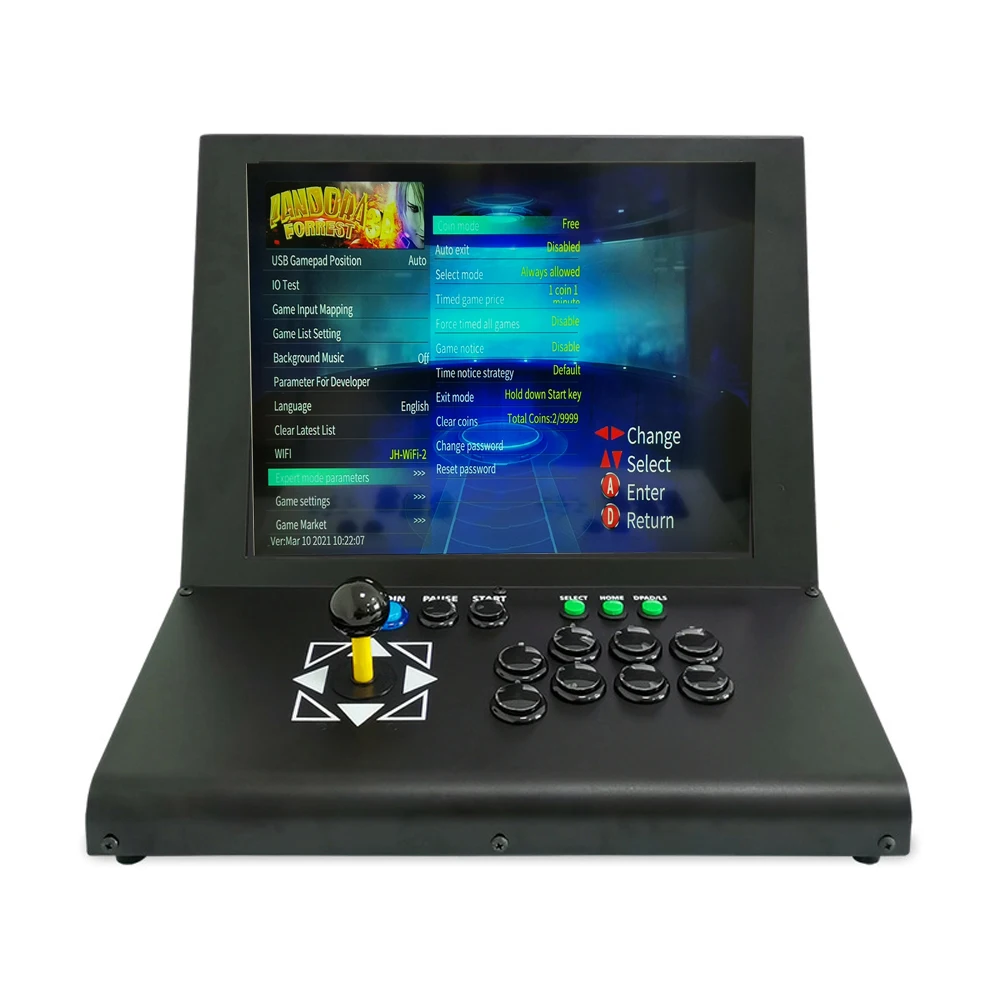 

Pandora 3D 8520 in 1 motherboard 2 Players Wired Gamepad and Gamepad Set Usb connect joypad have 3D games