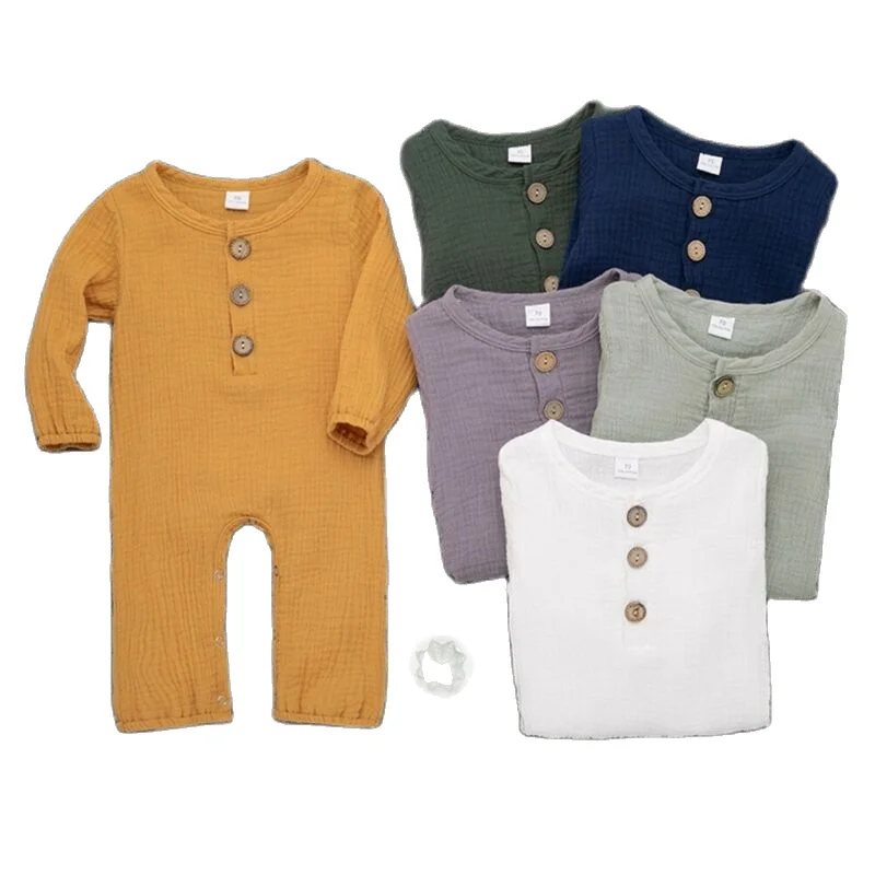 

Spring Newborn Baby Boy Girl Romper Long Sleeve Sunsuit Summer Outfit Set Clothes 0-24M