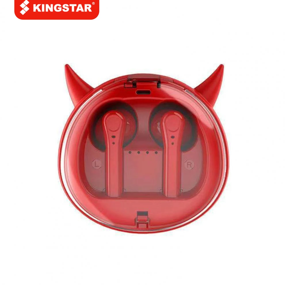 

KINGSTAR TWS Wireless Bluetooth Headphones Waterproof 5.0 Cartoon Cute Headphones In-ear Earbuds with Charging Box Headphone