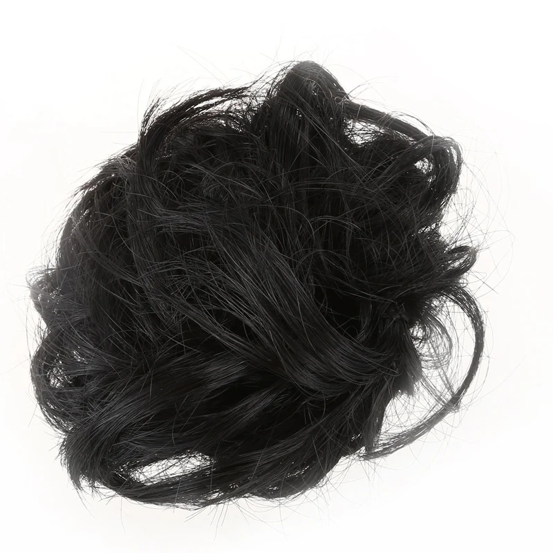 Вьющиеся SCRUNCHIE наращивание волос хвостик на завязках Женская прическа булочка