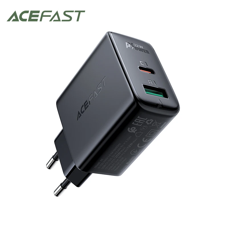 

ACEFAST PD32W QC3.0 USB C Phone Chargers For iPhone 13 Pro Max Fast Charging EU/US/UK Adapter For Samsung S20 S21 PD20W Charger