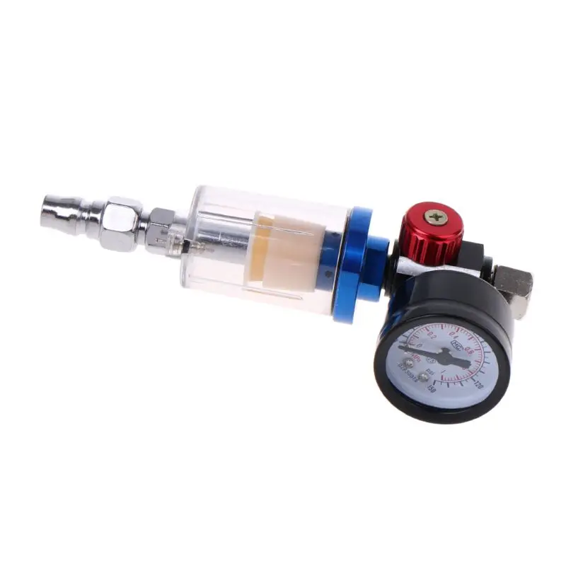 

E7CC Scratch Air Pressure Regulator Gauge Spray & In-line Water Trap Filter Tool