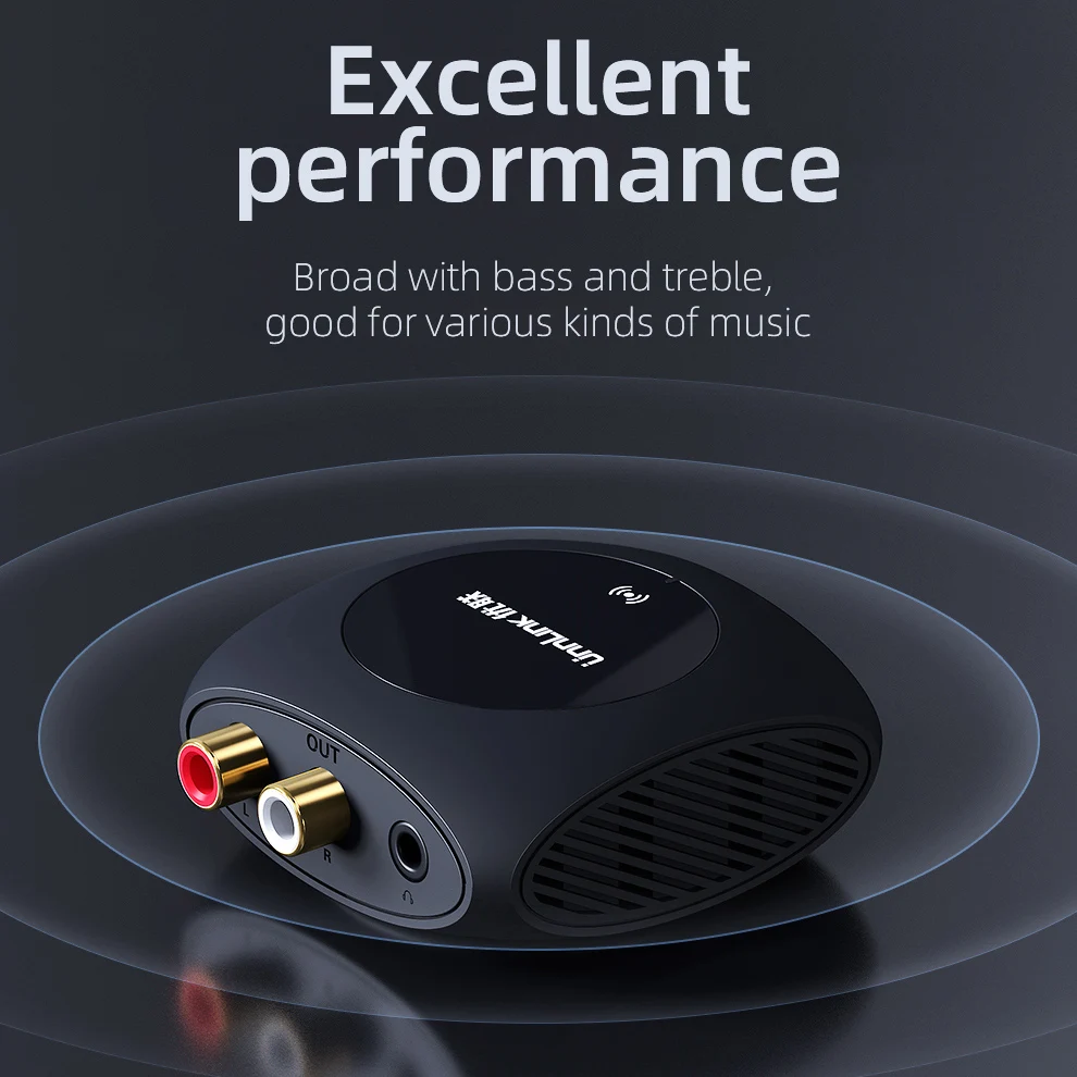 Цифровой аналоговый аудио конвертер Unnlink 192 кГц DAC Bluetooth 5 0 декодер Spdif Toslink
