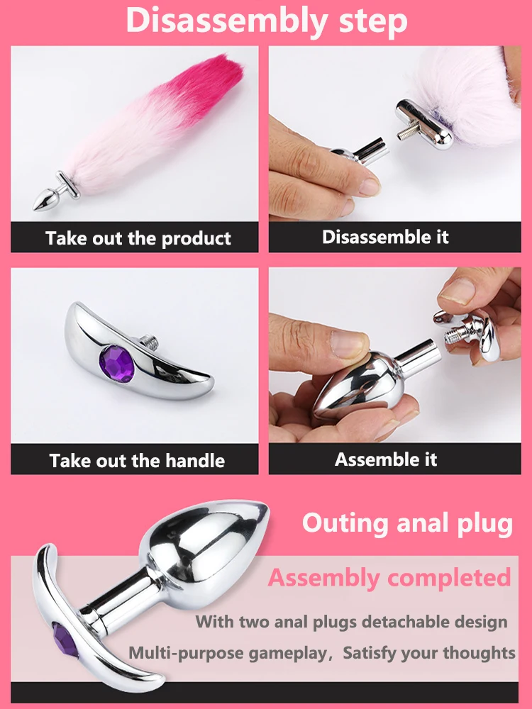 Новая огромная Анальная пробка хвост мужской секс-шоп силиконовый собаки