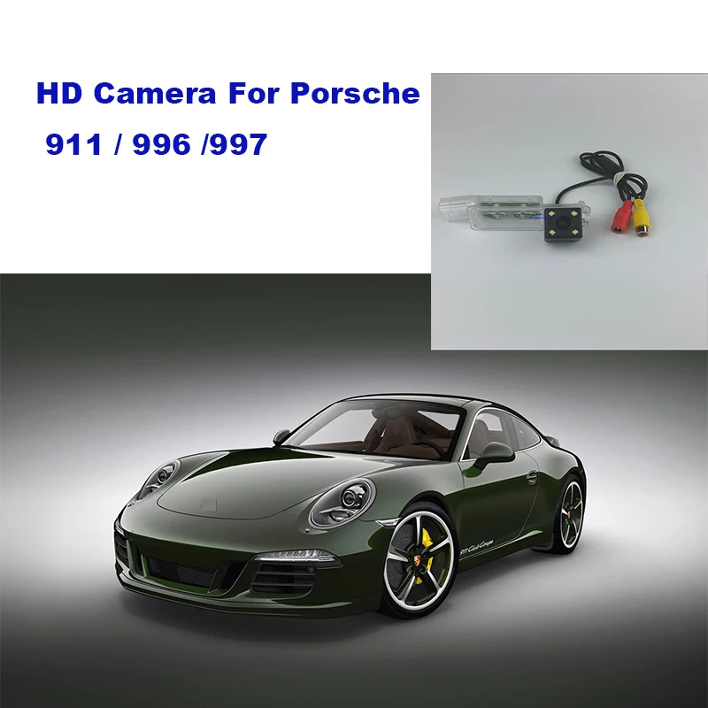 Yessun камера номерного знака для Porsche 911 996 997 Автомобильная заднего вида помощь при