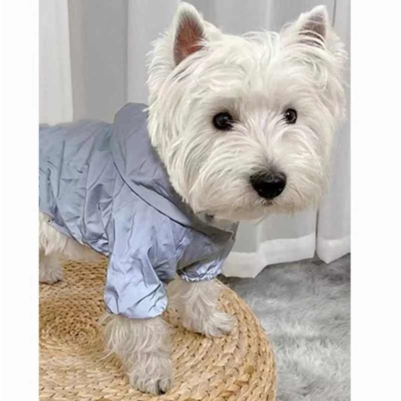 Ветрозащитная куртка для собак светоотражающая французского бульдога модная