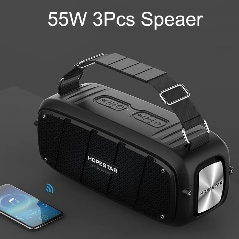 

Bluetooth-Колонка HOPESTAR A20 портативная Водонепроницаемая с сабвуфером