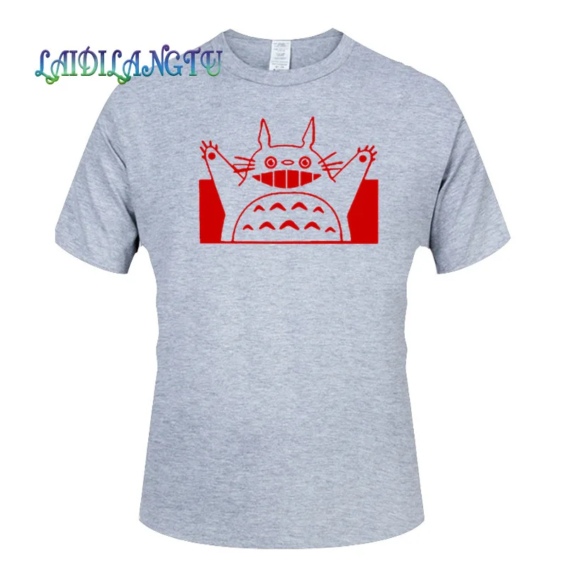 Новинка 2019 модная мужская футболка My Neighbor Totoro одежда с коротким рукавом