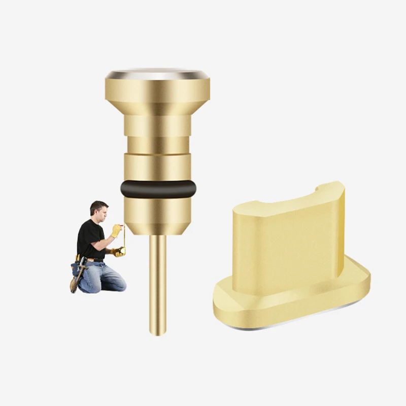 Metal Micro USB Charging Port + Earphone Dust Plug Android Mobile Phone 3.5mm Headset Stopper Retrieve Card Pin | Мобильные телефоны