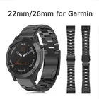 Титан сплав 26 22 мм ремешок для наручных часов Garmin Fenix 6 6X Pro 5 5X плюс 3HR группа Fenix6 Fenix5 часы Quick Release ремешок на запястье # V0