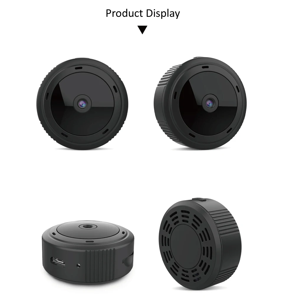 Electop Мини WiFi камера 1080P ИК ночного видения Домашняя безопасность ip-камера CCTV Обнаружение движения Беспроводная радионяня DVR видеокамера
