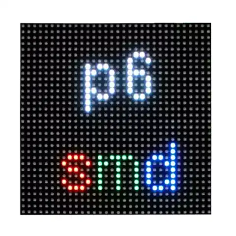 Светодиодсветодиодный уличная панель P6 192x192 мм 32x3 2 пикселя полноцветная SMD RGB HUB75