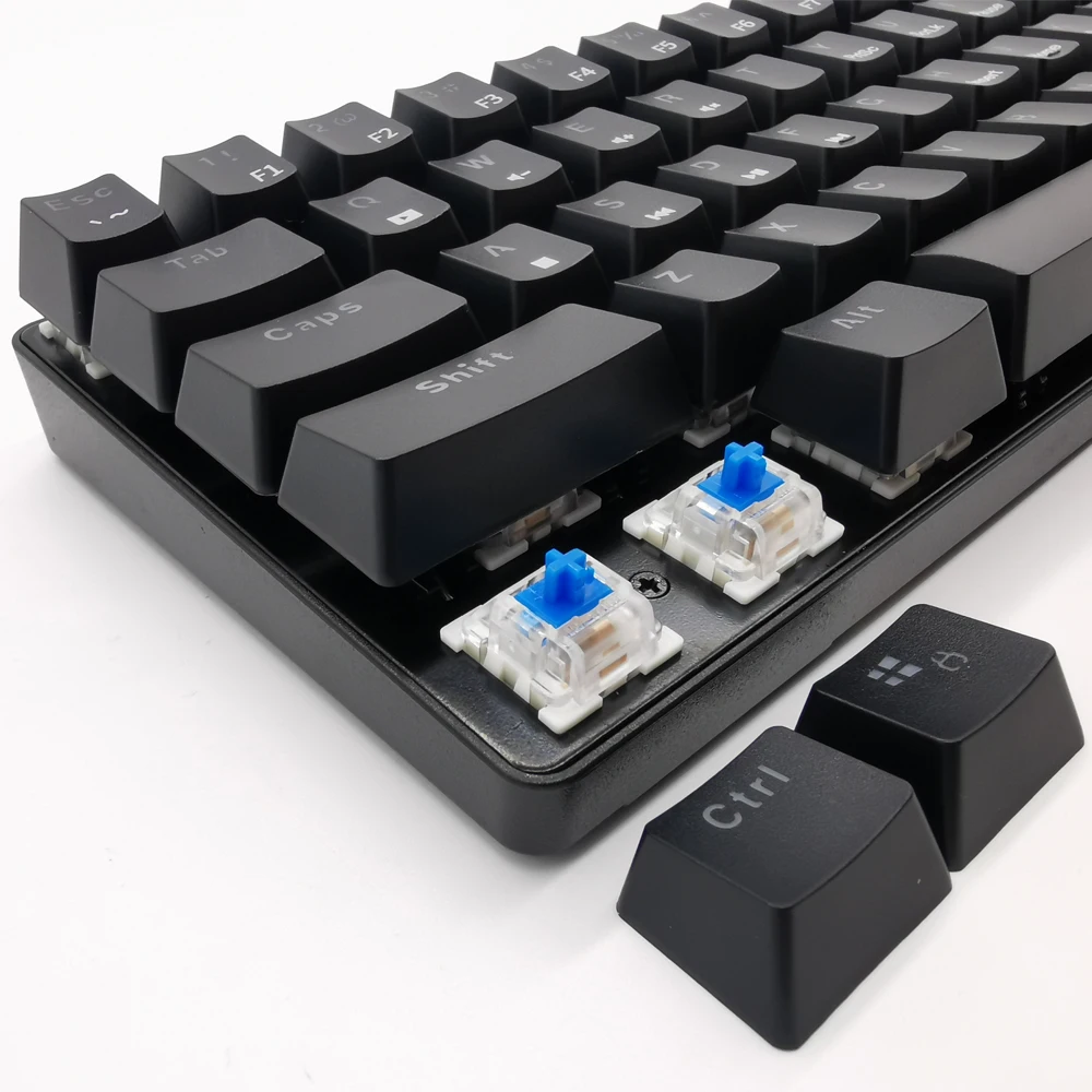 Клавиатура Механическая Проводная TBKB×Smart Duck 61 клавиша красный черный коричневый