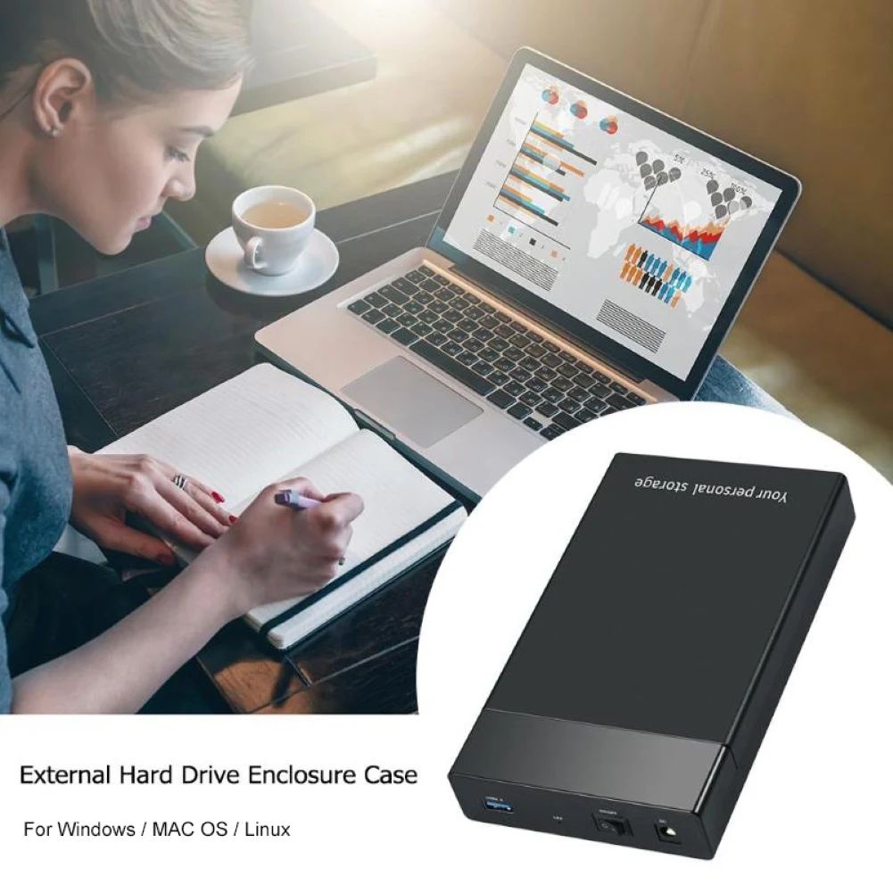 Чехол для жесткого диска Переходник 3 5 дюйма SATA к USB 0 корпус внешнего ридер SSD