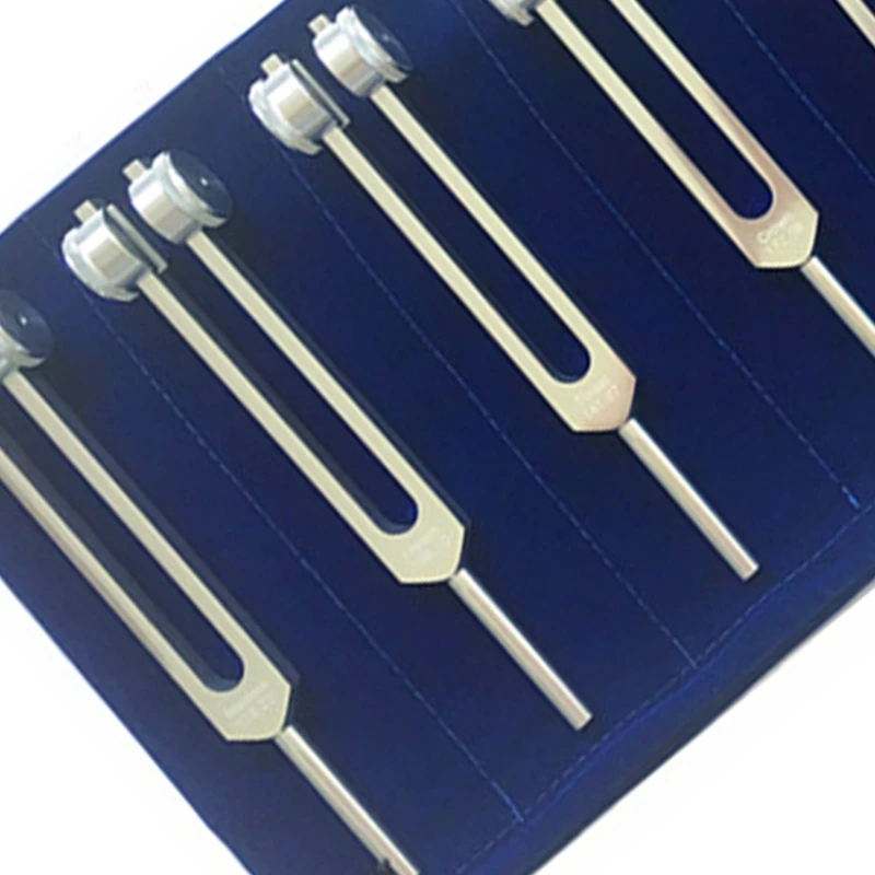 

8pcs Tuning Fork Chakras Set with Bag Mallet for Ultimate Healing and Relaxatio 1XCE