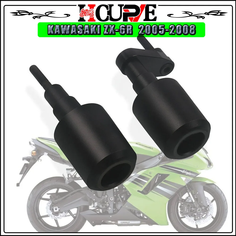 For KAWASAKI ZX-6R ZX6R ZX 6R 2005 2006 2007 2008 Motorcycle Falling Protection Frame Slider Fairing Guard Crash Protector