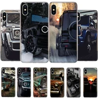 cool car g63 phone case for iphone 13 12 11 pro max mini x xs xr 6 6s 7 8 plus 5 5s se cover coque soft