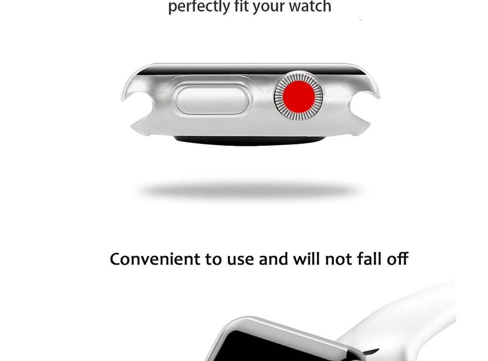 Прозрачный мягкий и тонкий чехол для Apple Watch 38 мм/42 мм TPU материал Защитная крышка для iWatch серии 1 2 3 Аксессуары