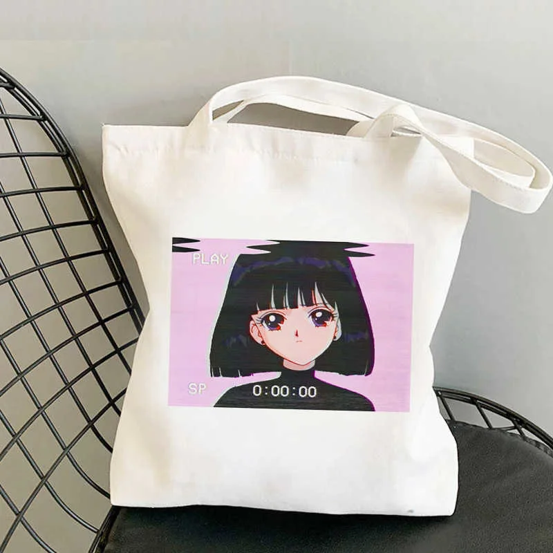 

Vaporwave shopping bag shopper bolso eco shopping bag bolsa compra bolsas reutilizables shoping sacolas