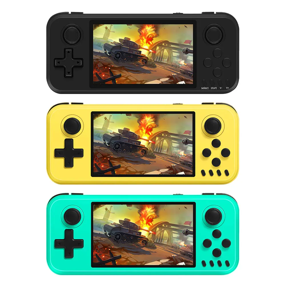 

PS4000 Handheld Game Console 4 inch IPS Screen 2500mAh Retro TV Video FC Game Player Support 4 Players Game Console