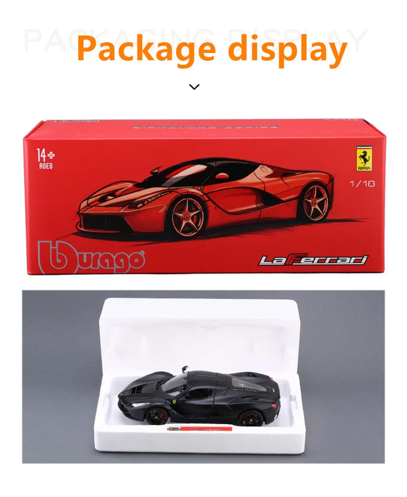 Bburago 1:18 Ferrari 488 GTB модель автомобиля из сплава Модель автомобиля Моделирование Украшение автомобиля коллекция Подарочная игрушка Литье под давлением модель игрушка для мальчиков